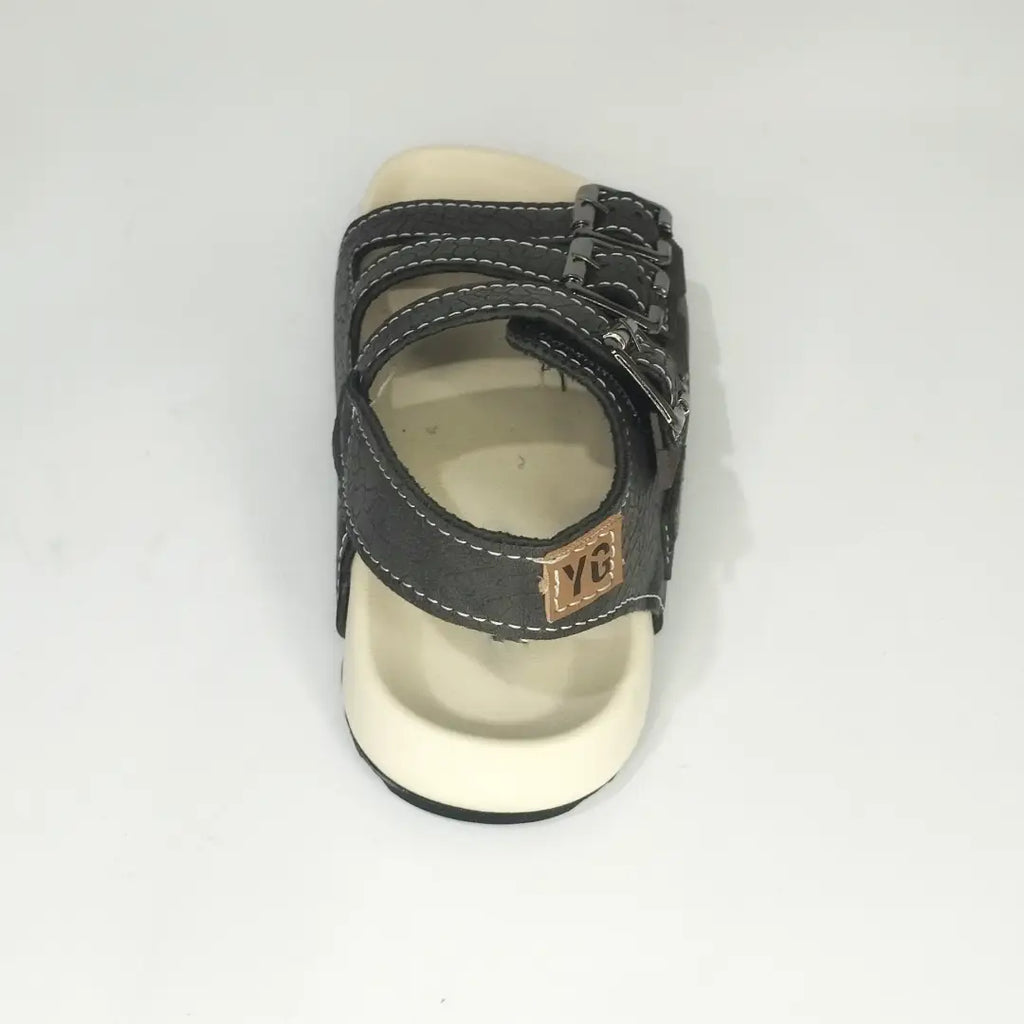 Boys' Rugged Triple-Strap Textured Sandals