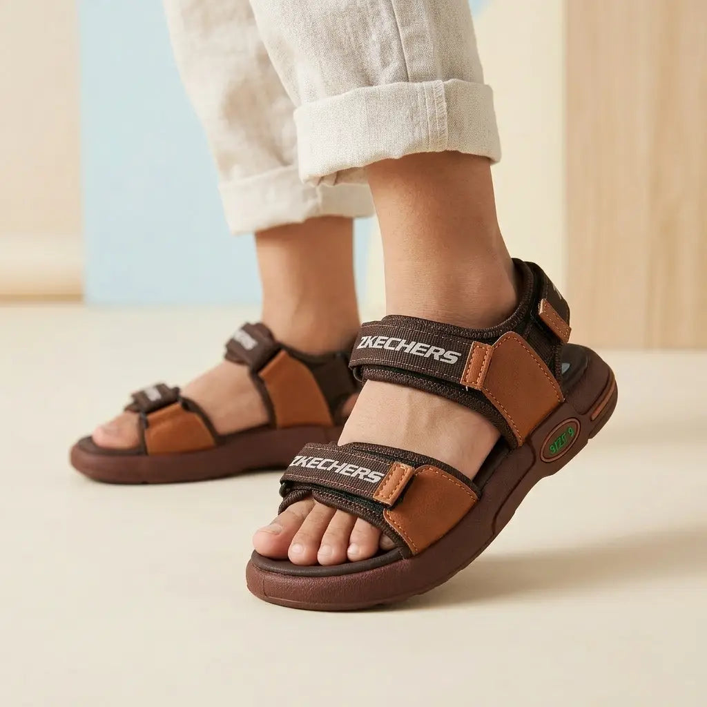 Boys' Sporty Two-Tone Sandals