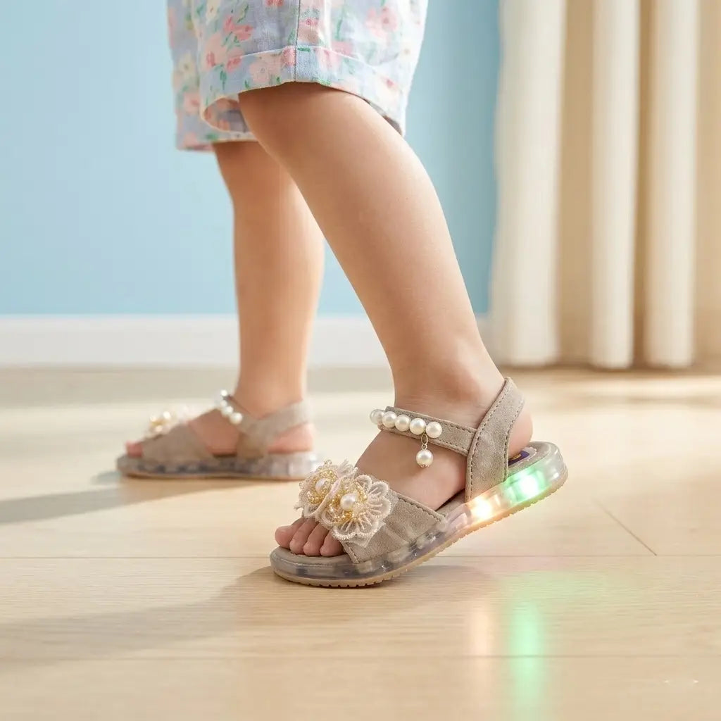 Kid Girl's LED Light-Up Sandals