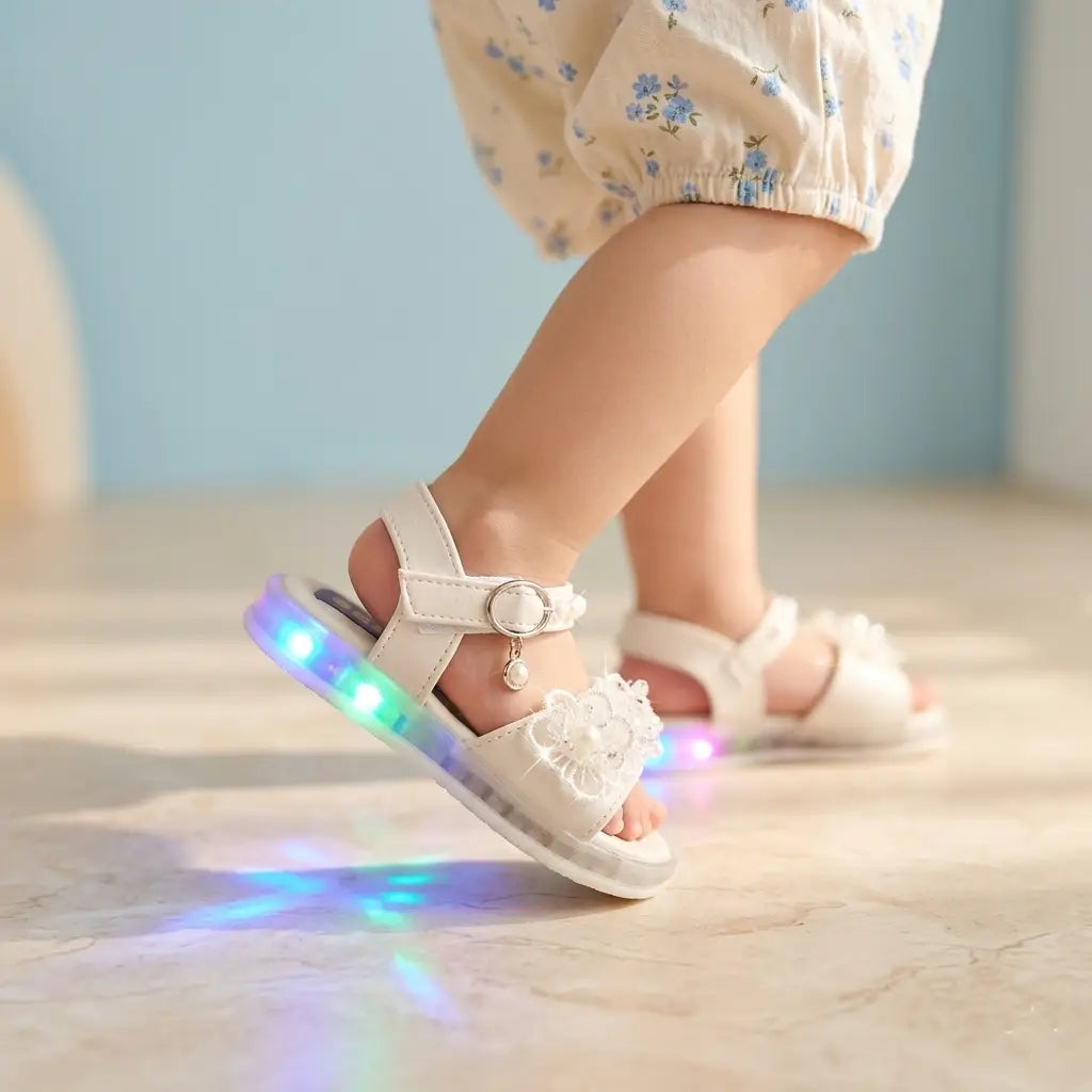 Kid Girl's LED Light-Up Sandals