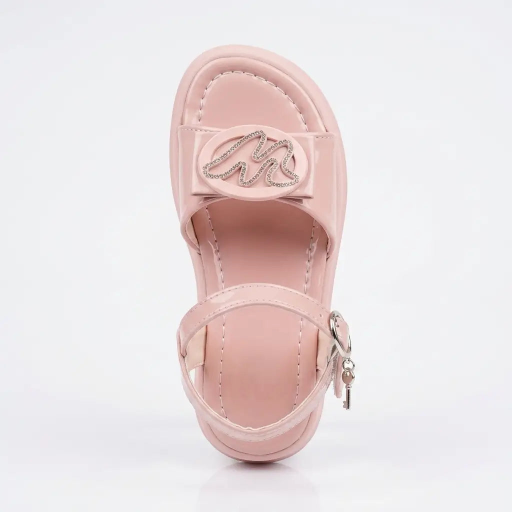 Girls' Glossy Modern Sandals