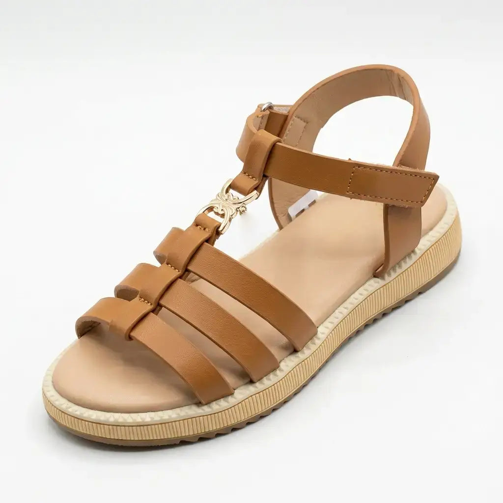 Girls' Strappy Modern Sandals