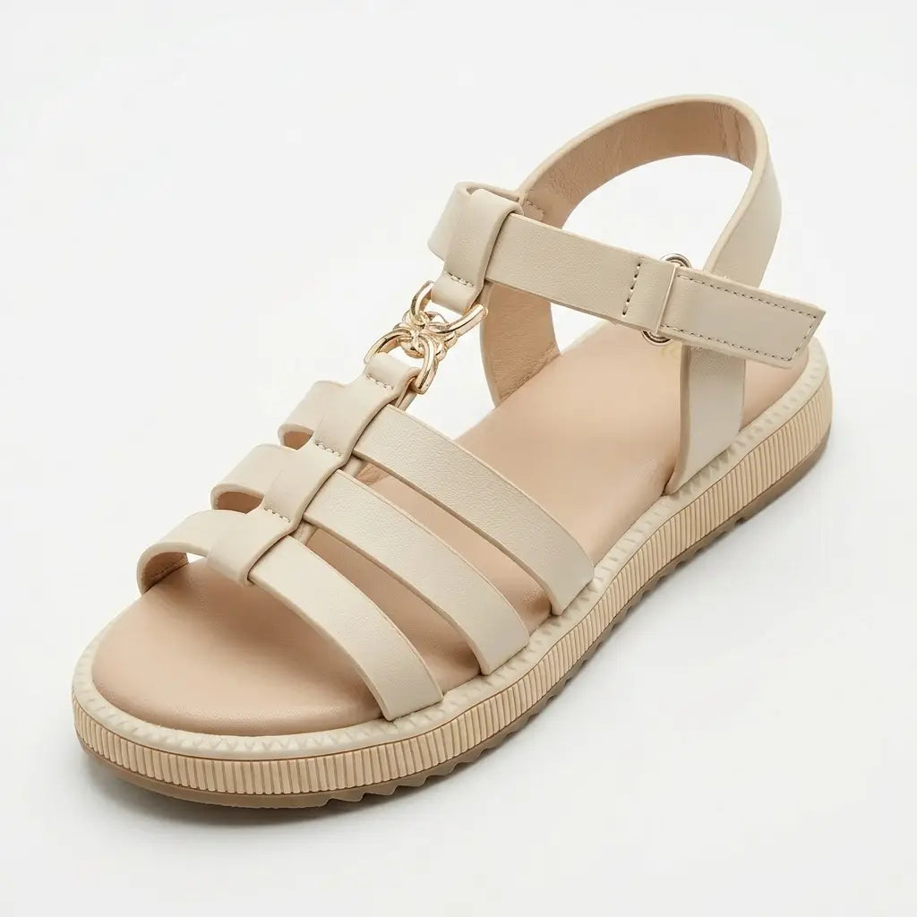 Girls' Strappy Modern Sandals