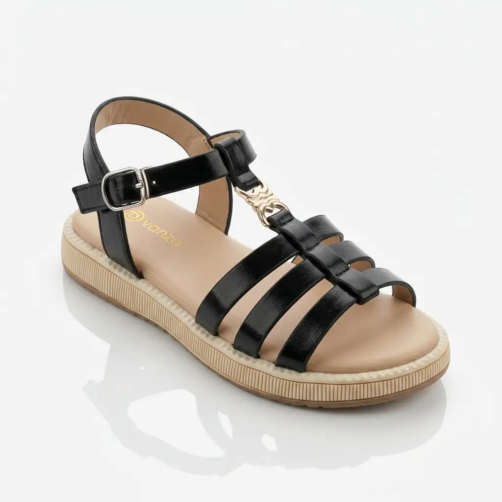 Girls' Strappy Modern Sandals