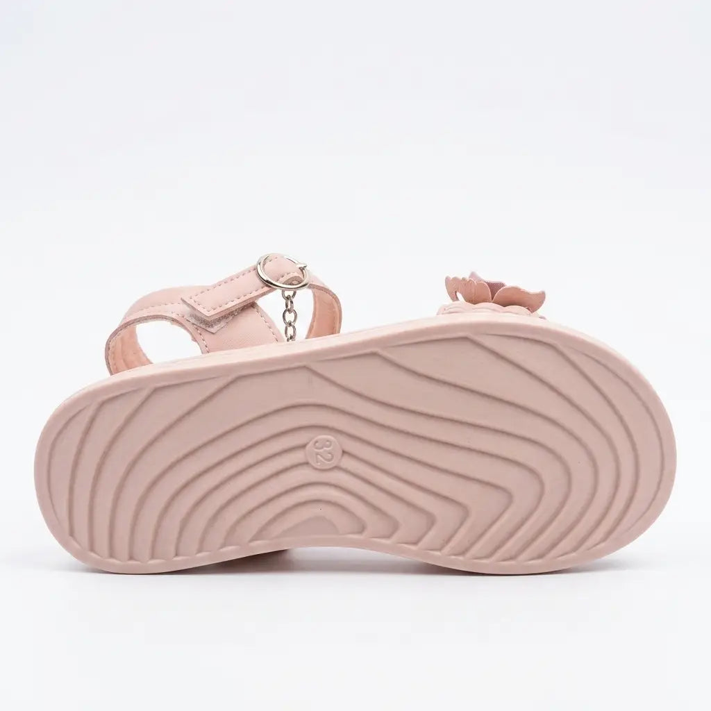Girls' Stylish Butterfly Shimmer Sandals
