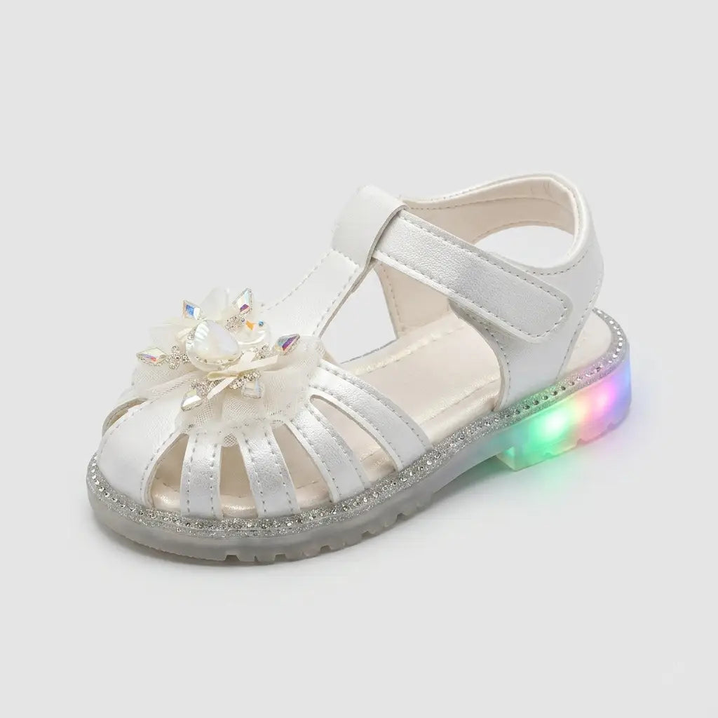 Kids' Floral LED Light-up Sandals
