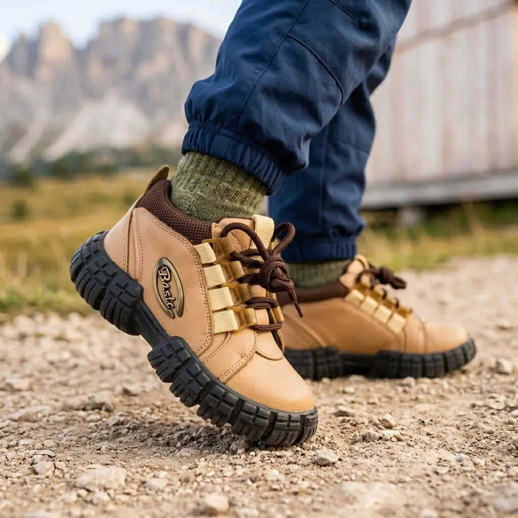 Kids' Rugged Sneakers Best For Northern Areas