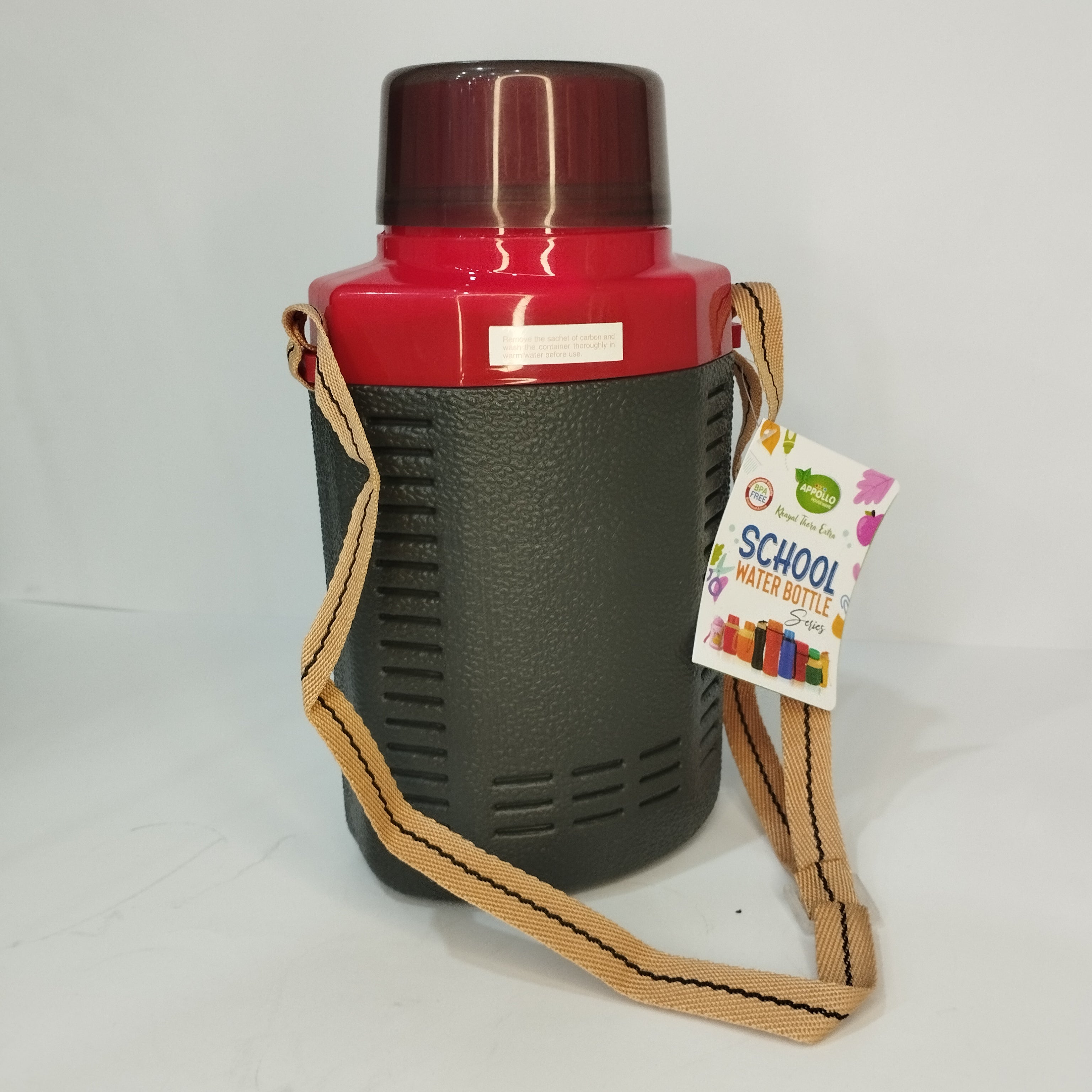 Kids' Durable insulated School Water Bottle with Carrying Strap