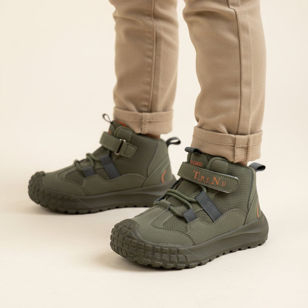 Kids’ Rugged Explorer High-Top Joggers-Long Shoes