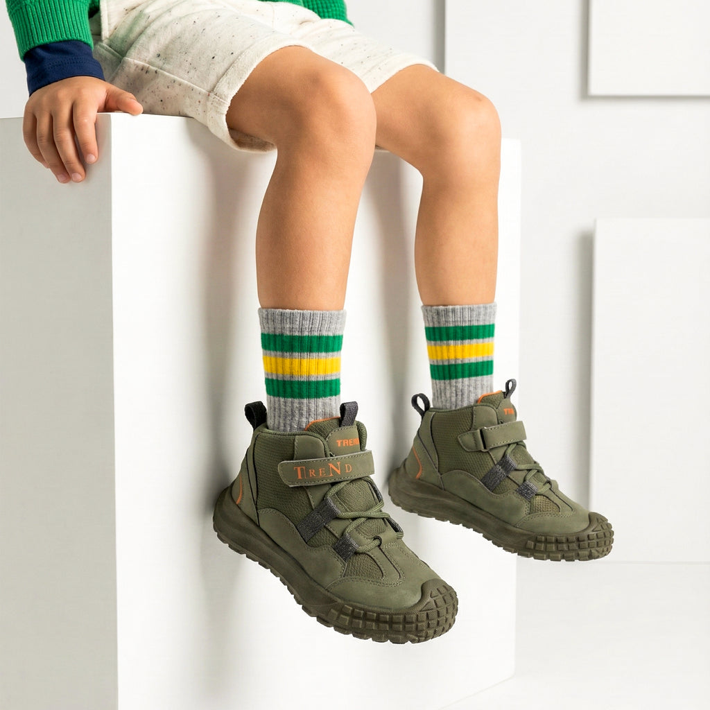 Kids’ Rugged Explorer High-Top Joggers-Long Shoes