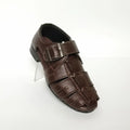 Boys' Formal Closed-Toe Sandals with Buckle Strap
