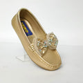 Girls Kids' Glitter Rhinestone Bow Girls' Loafers