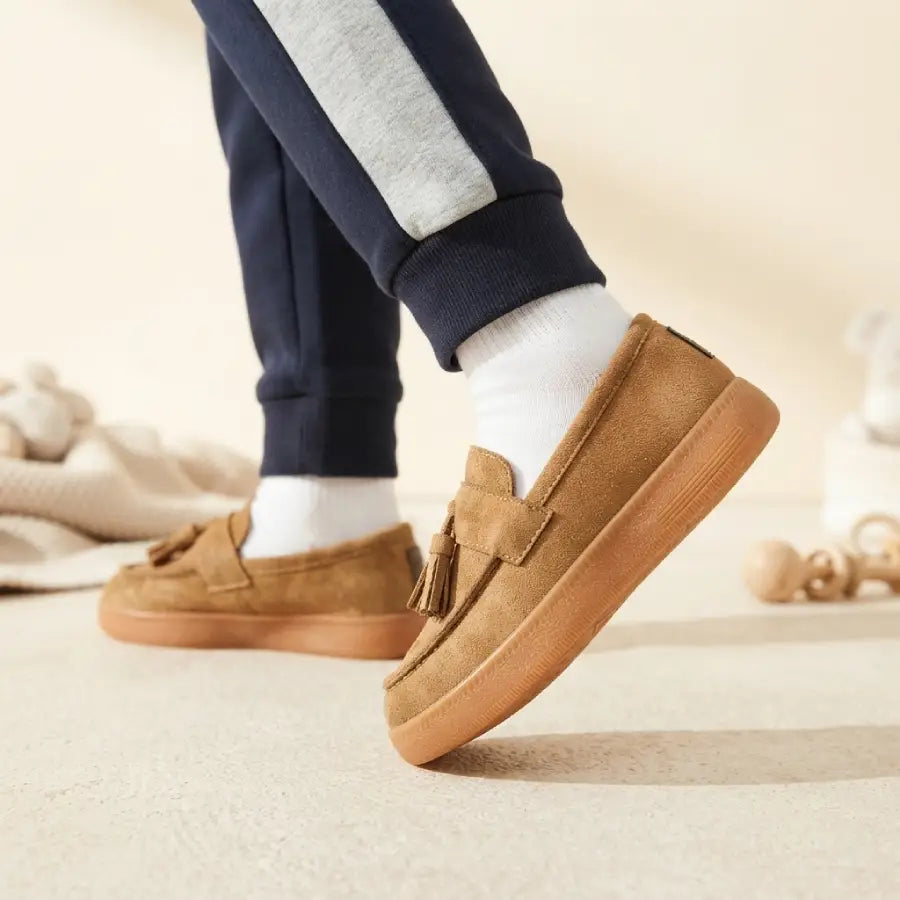 Unisex Suede Tassel Loafers -  Party Moccasins