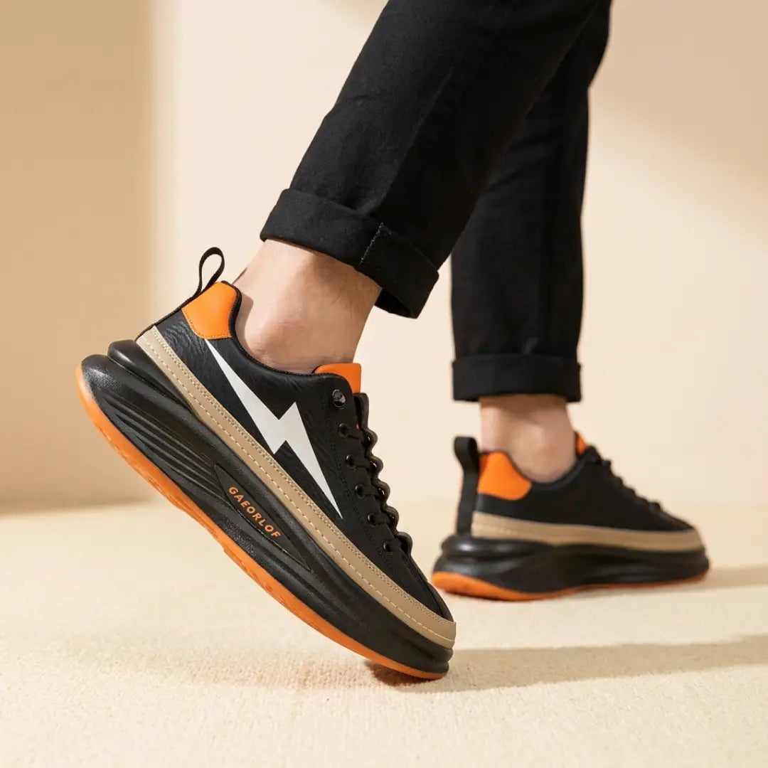 Men's Lightning Bolt Casual Sneakers