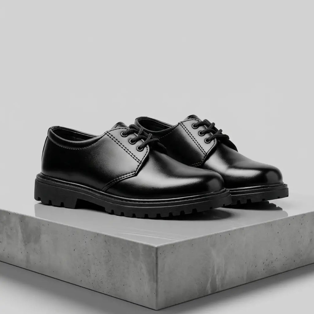 Boys' Rugged Lace-Up School Shoes
