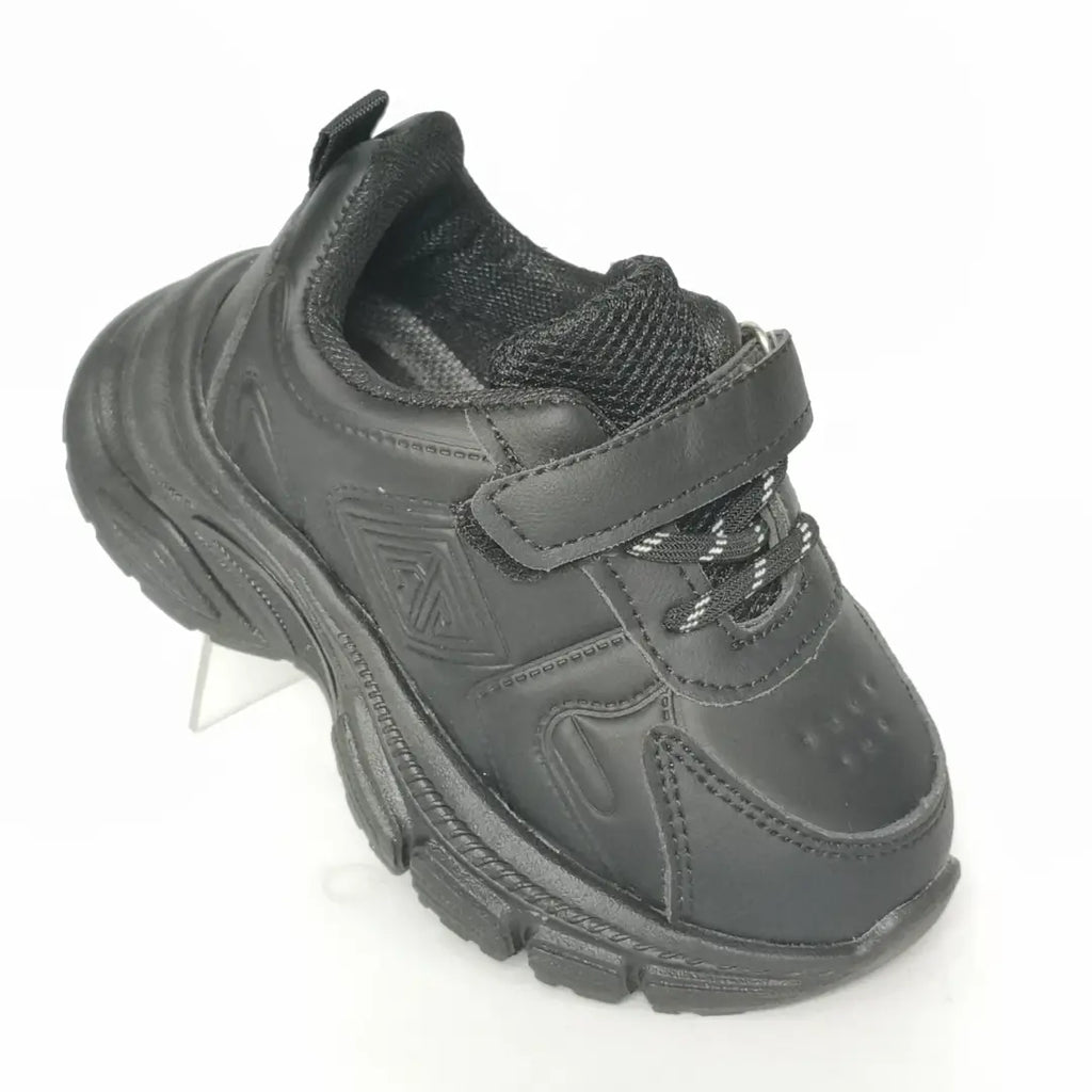 Kids' All-Black Chunky Sports Joggers