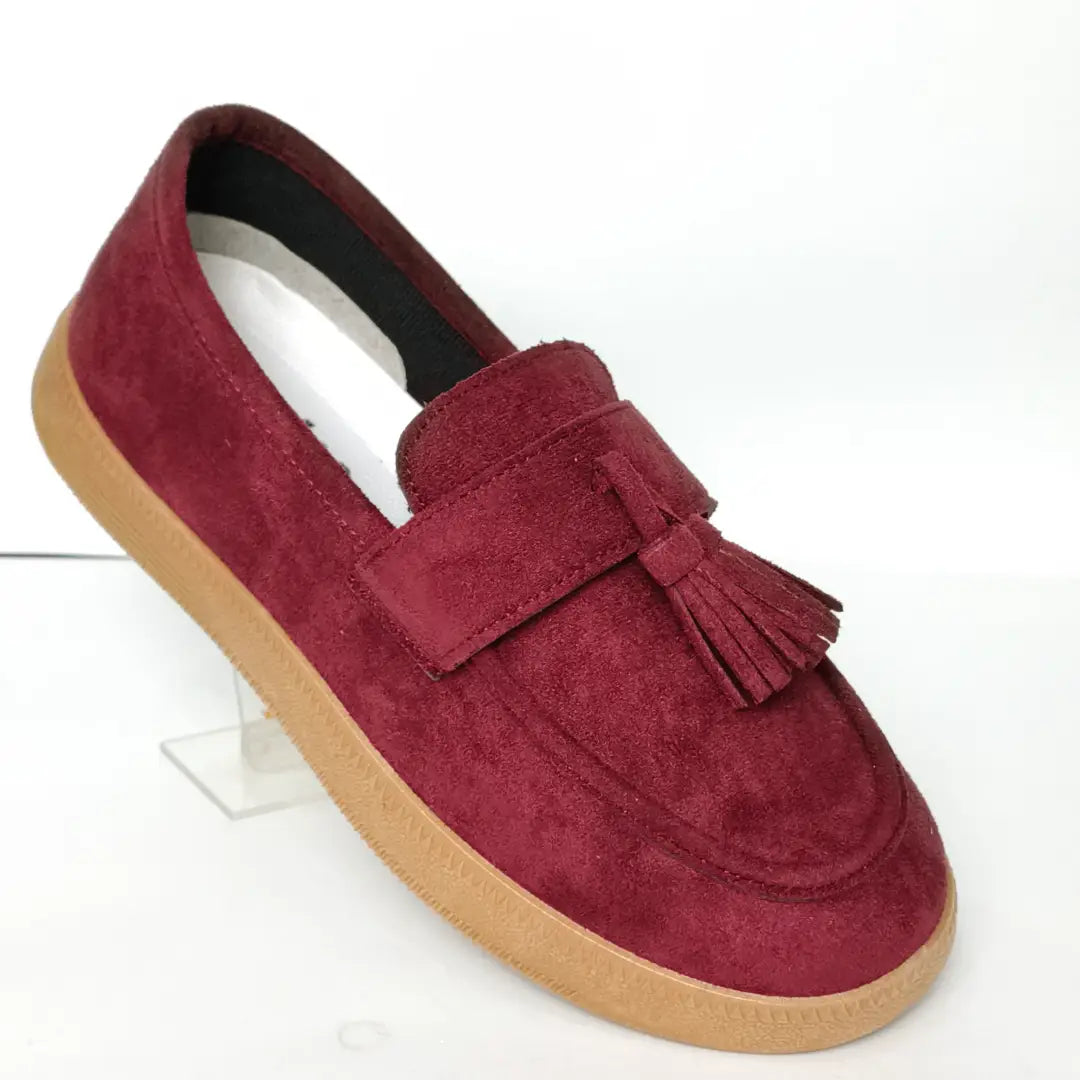 Unisex Suede Tassel Loafers -  Party Moccasins
