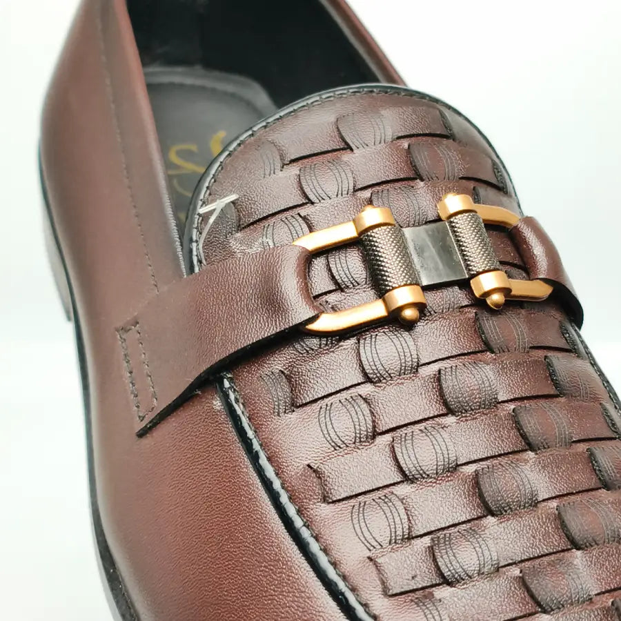 Men's Black & Brown Loafers