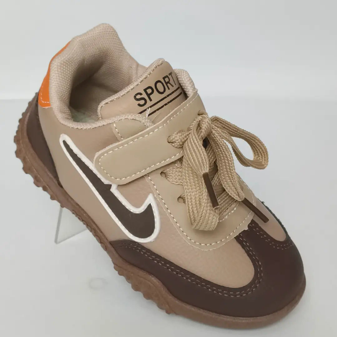 Kids' Sports Laced Velcro Sneakers