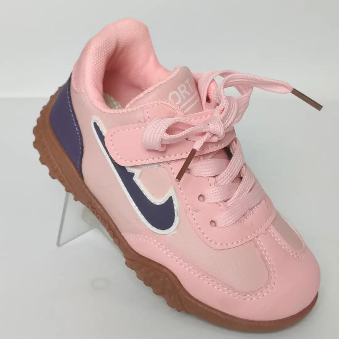 Kids' Sports Laced Velcro Sneakers