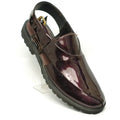 Men's  Meroon Traditional Peshawari Chappal Style Sandals