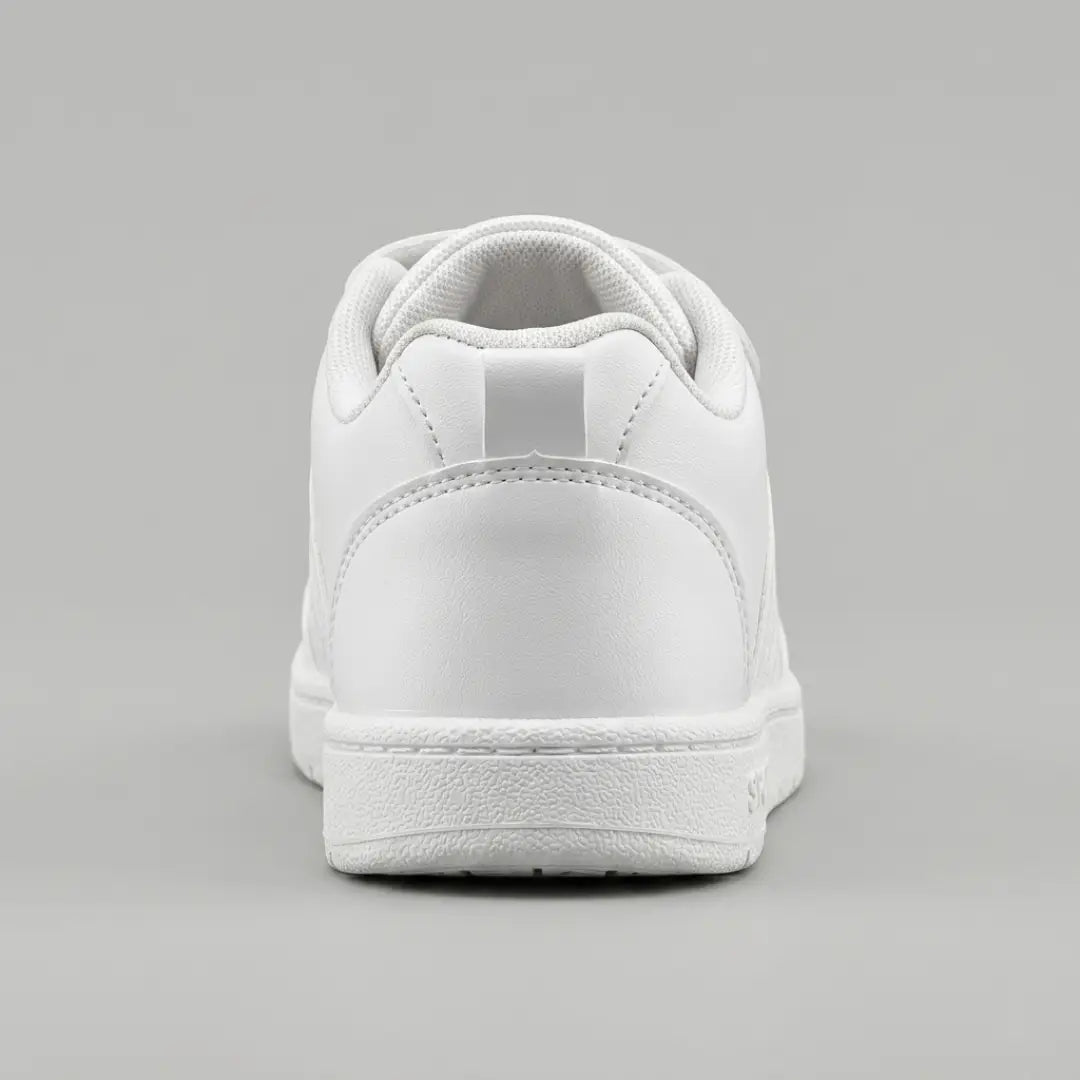 Boys White Sports School Shoes