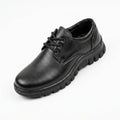 Boys Lace-Up Performance School Shoes – Jet Black