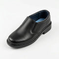 Junior Black Laceless School Loafer shoes